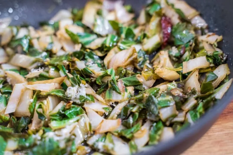 Gebratener Mangold nach italienischem Rezept