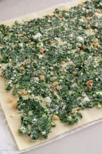 Gefüllter Blätterteig