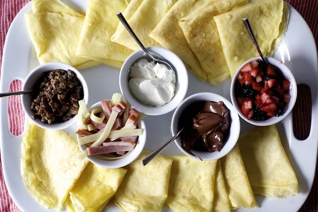 Geling sichere Crêpes plus eine Crêpe Party