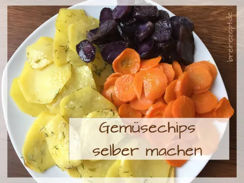 Gemüsechips als Snack für das Baby selber machen, knusprig und gesund