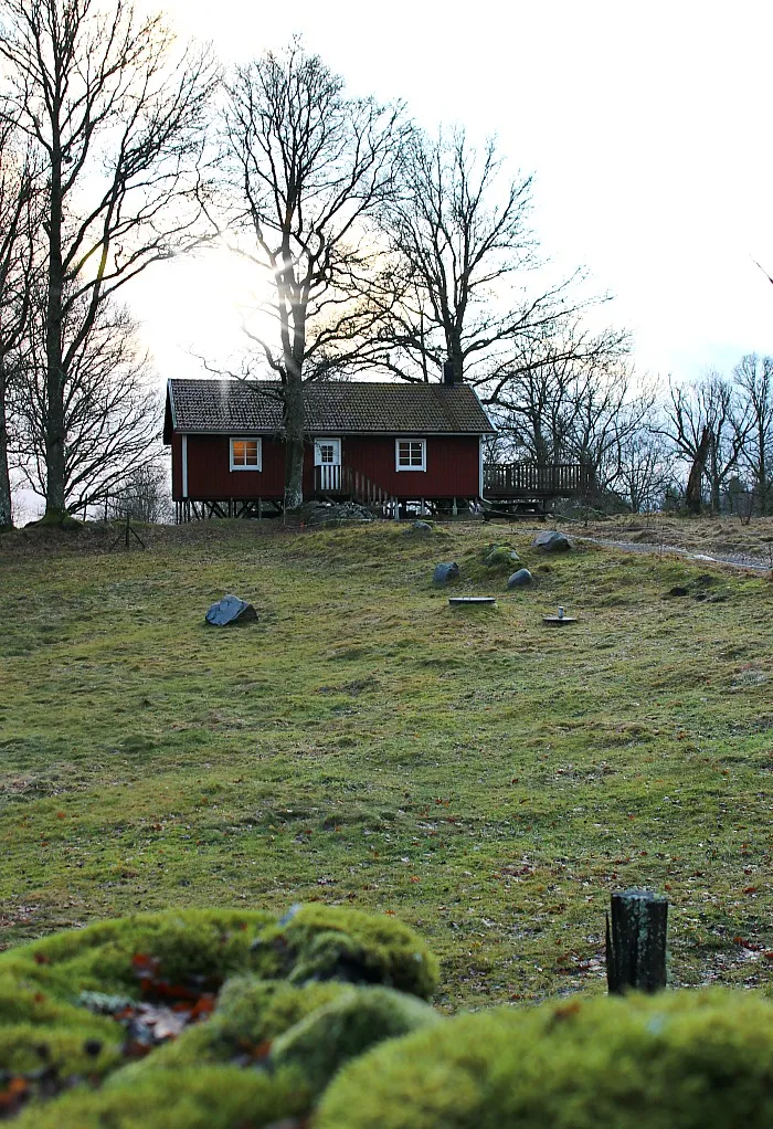 Gemütliches Haus im Schnee