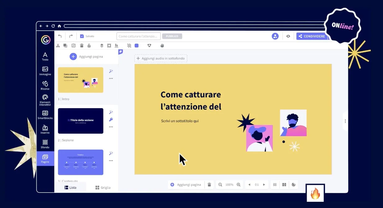 Genially ist ein kostenloses Online-Grafikprogramm
