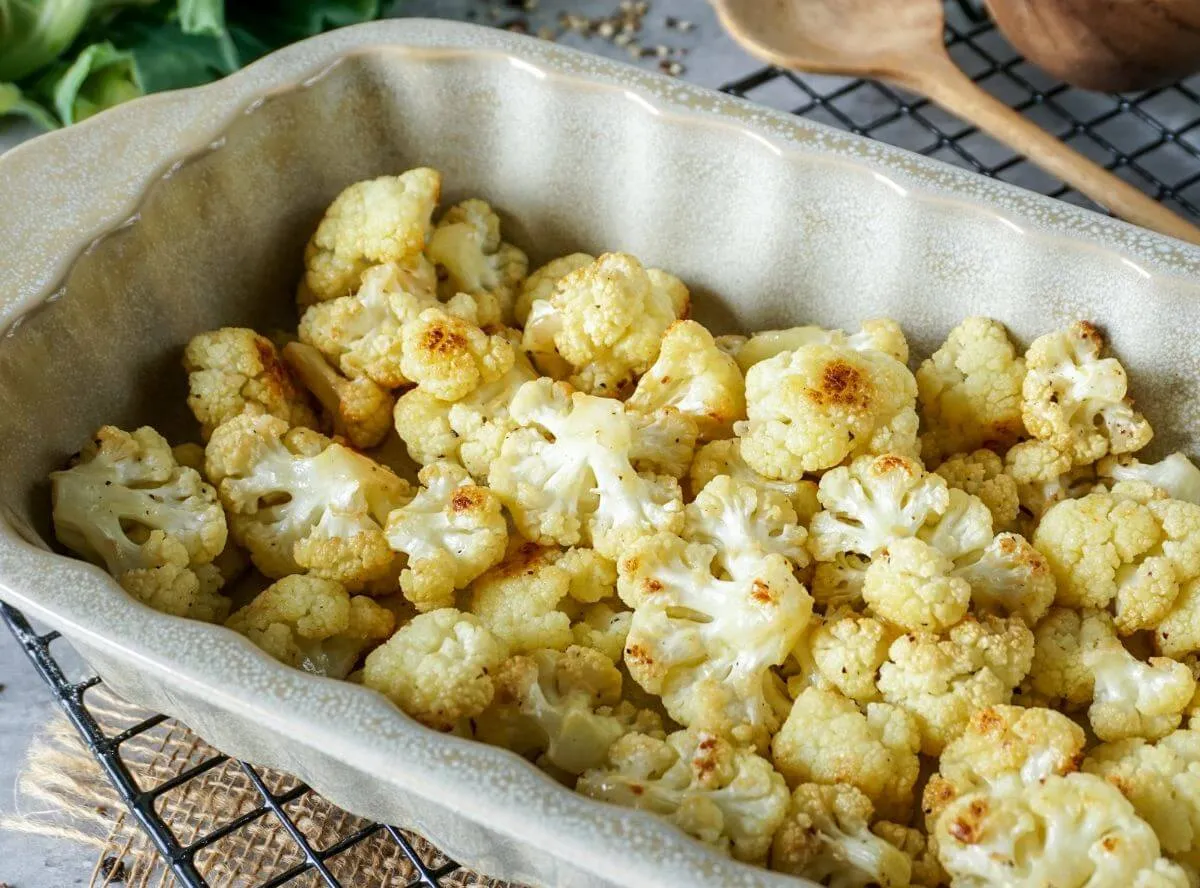 Gerösteter Blumenkohl aus dem Backofen mit Gewürzen