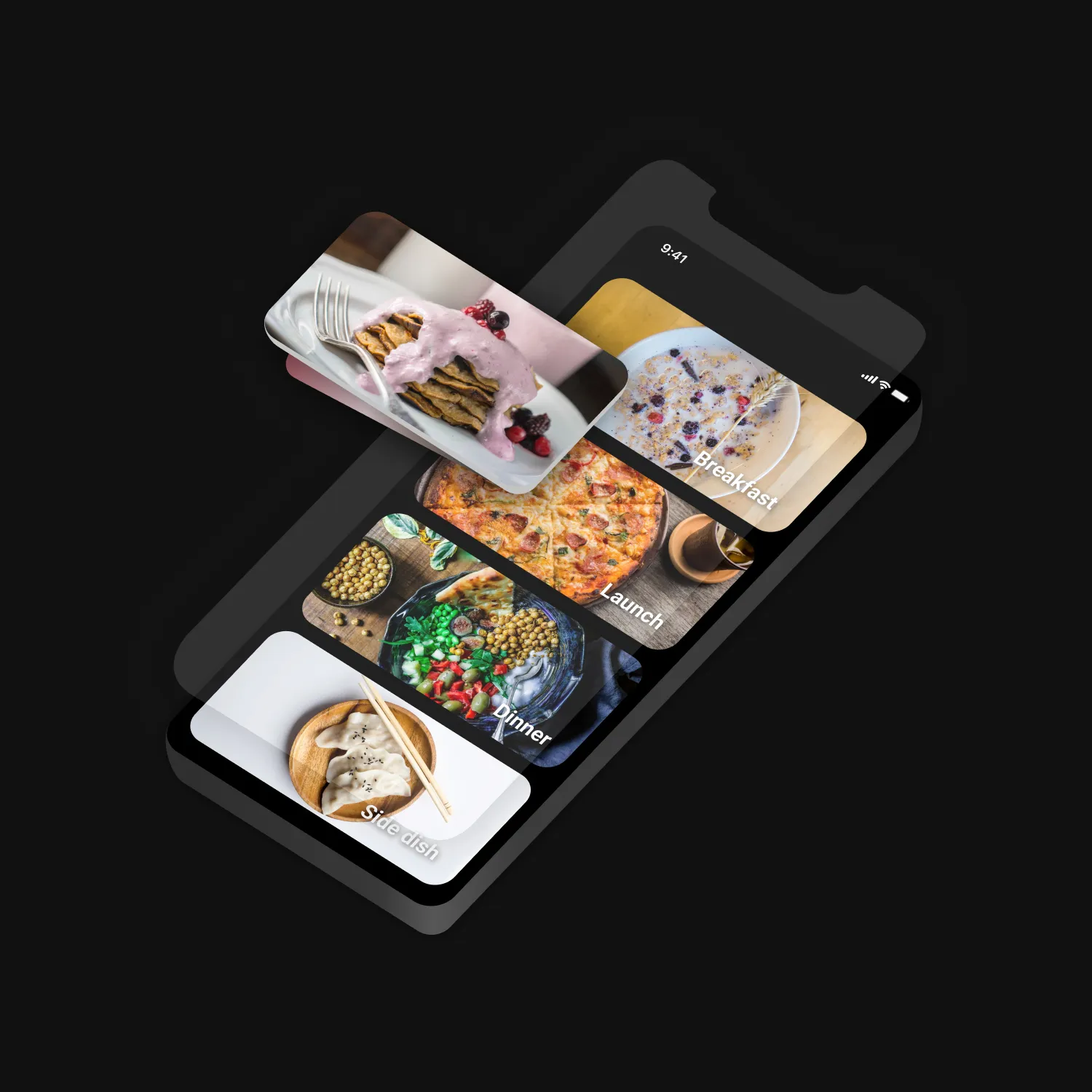 Gesunde Mahlzeiten und Lebensmittel, Madbarz App zeigt Ernährungsplan