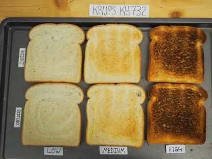 Gleichmäßig getoastetes Brot aus dem Krups Breakfast Set