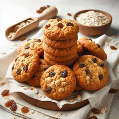 Glutenfreie Haferflocken Kekse ohne Zucker, eine leckere und basische Alternative zu traditionellem Gebäck