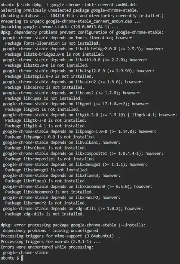 Google Chrome Installation