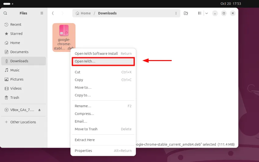 Google Chrome mit GDebi installieren Ubuntu 24.04
