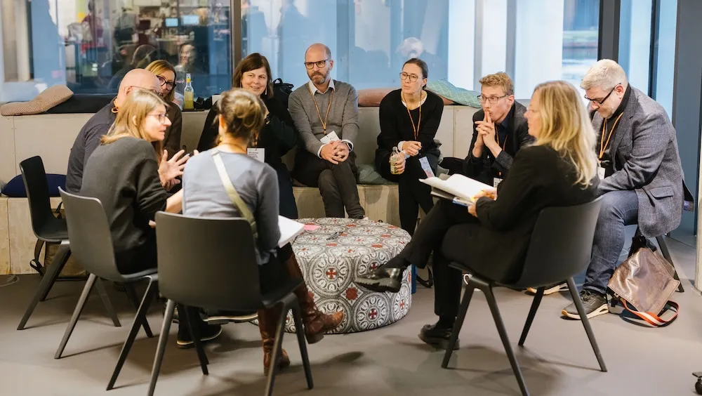 Grafische Darstellung zur Zusammenarbeit im EdTech Policy Lab