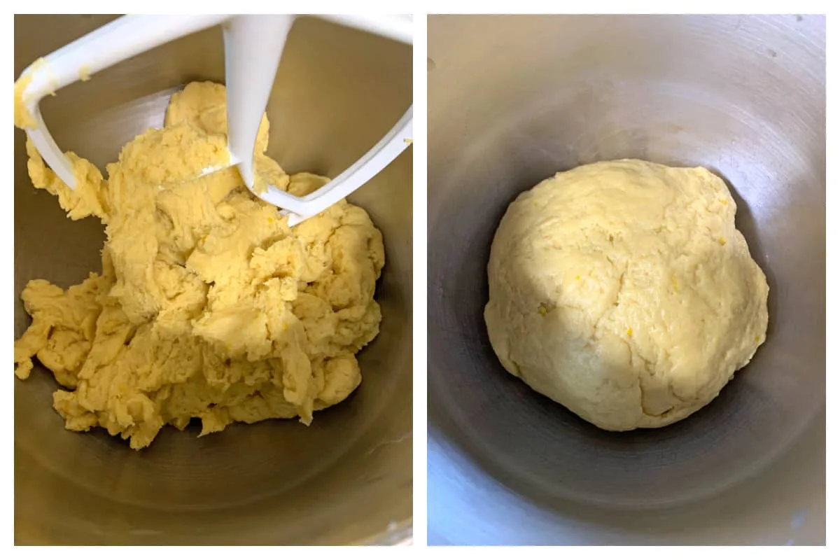 Gugelhupf-Hefeteig kneten im Standmixer, um eine perfekte Konsistenz zu erreichen