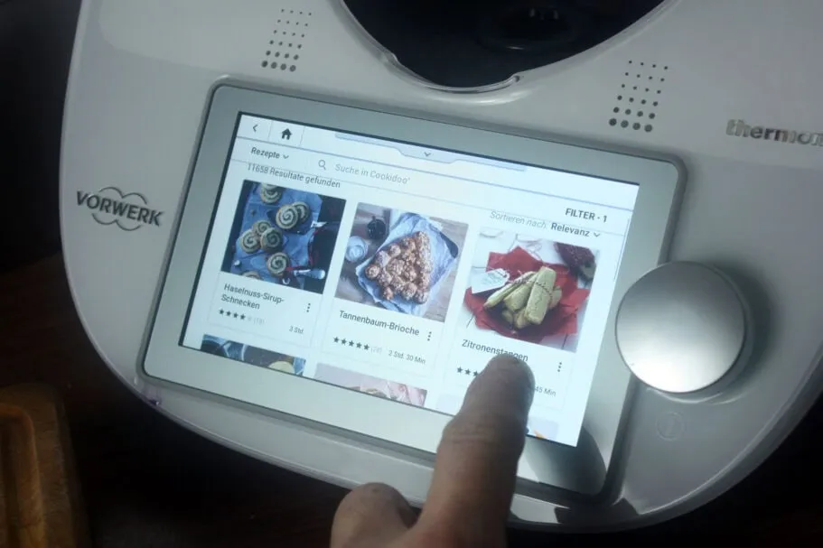 Guided Cooking auf dem Display des Thermomix TM6