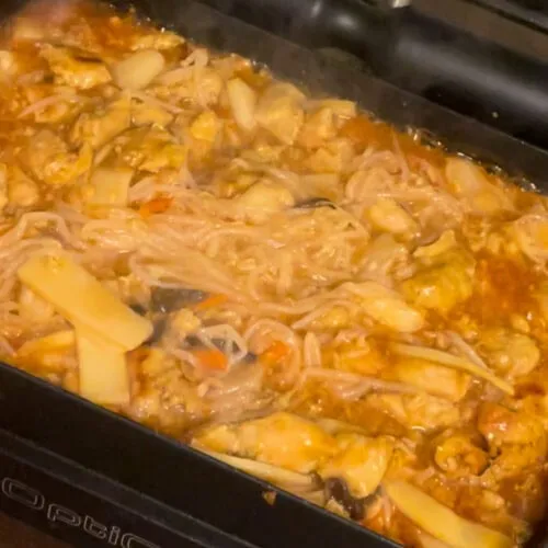 Hähnchen süß-sauer aus dem OptiGrill