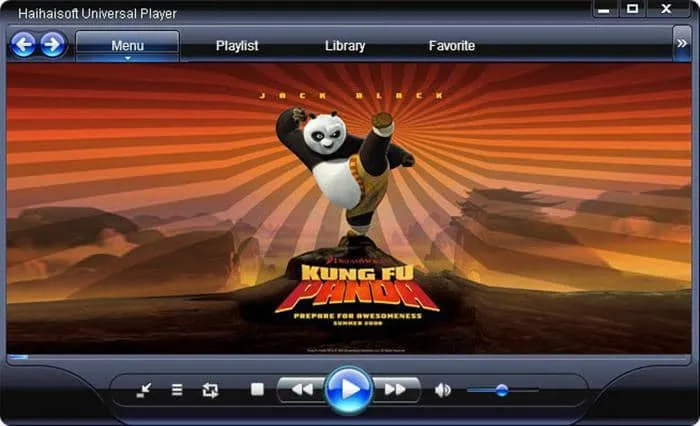 Haihaisoft Universal Player Software-Screenshot