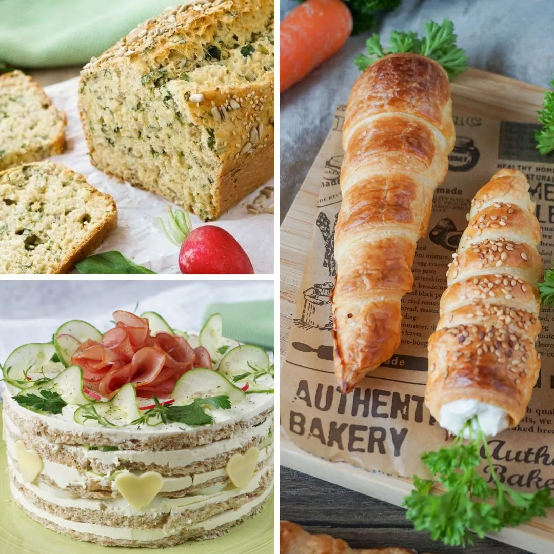 Herzhafte Osterideen: Blätterteigmöhren mit Lachscreme und Bärlauchbrot