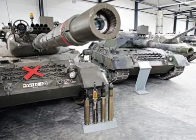 Historische Bundeswehrpanzer im Deutschen Panzermuseum