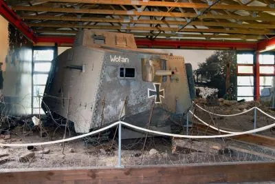 Historischer Sturmkampfwagen im Deutschen Panzermuseum