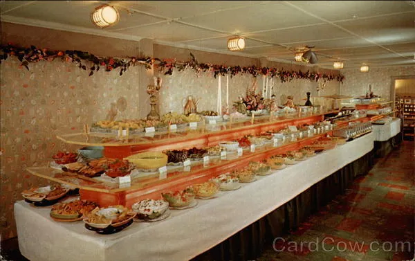 Historisches Interieur eines deutschen Familienrestaurants