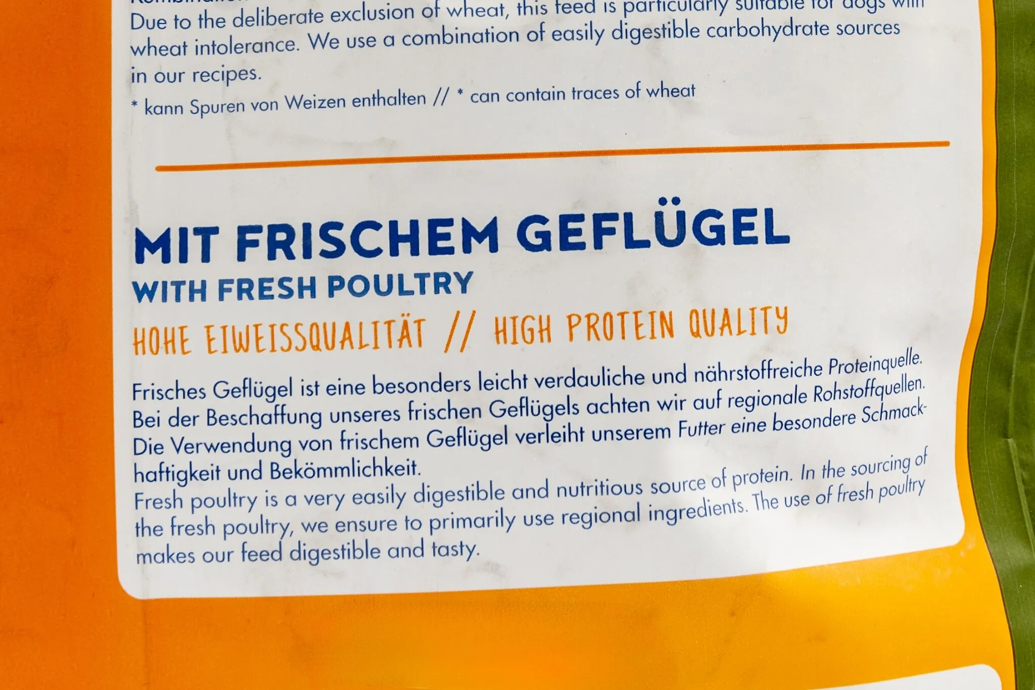 Hochwertige Eiweißqualität?