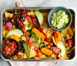 Hot Chili Nachos vom Blech