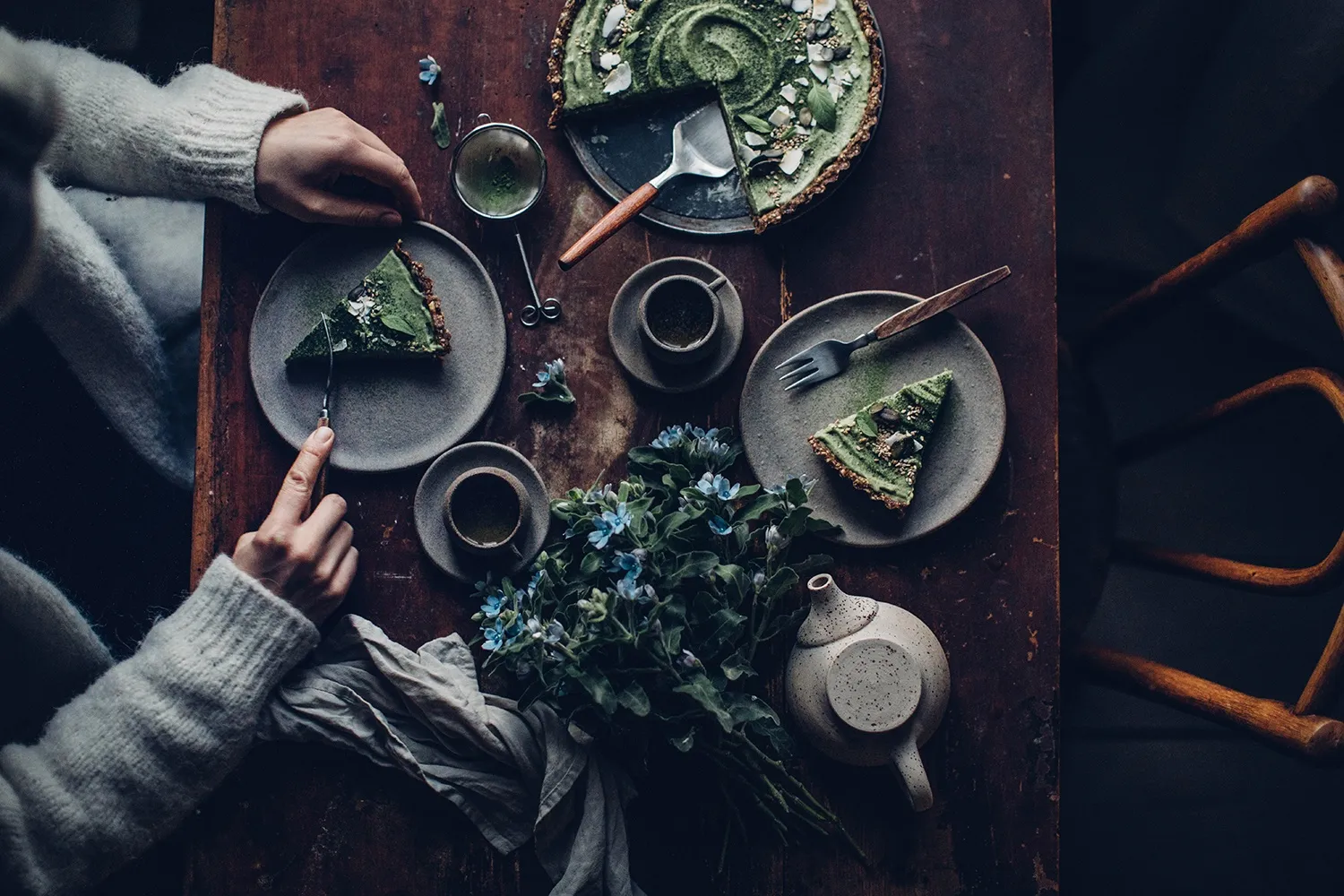 how to make a vegan matcha cake
