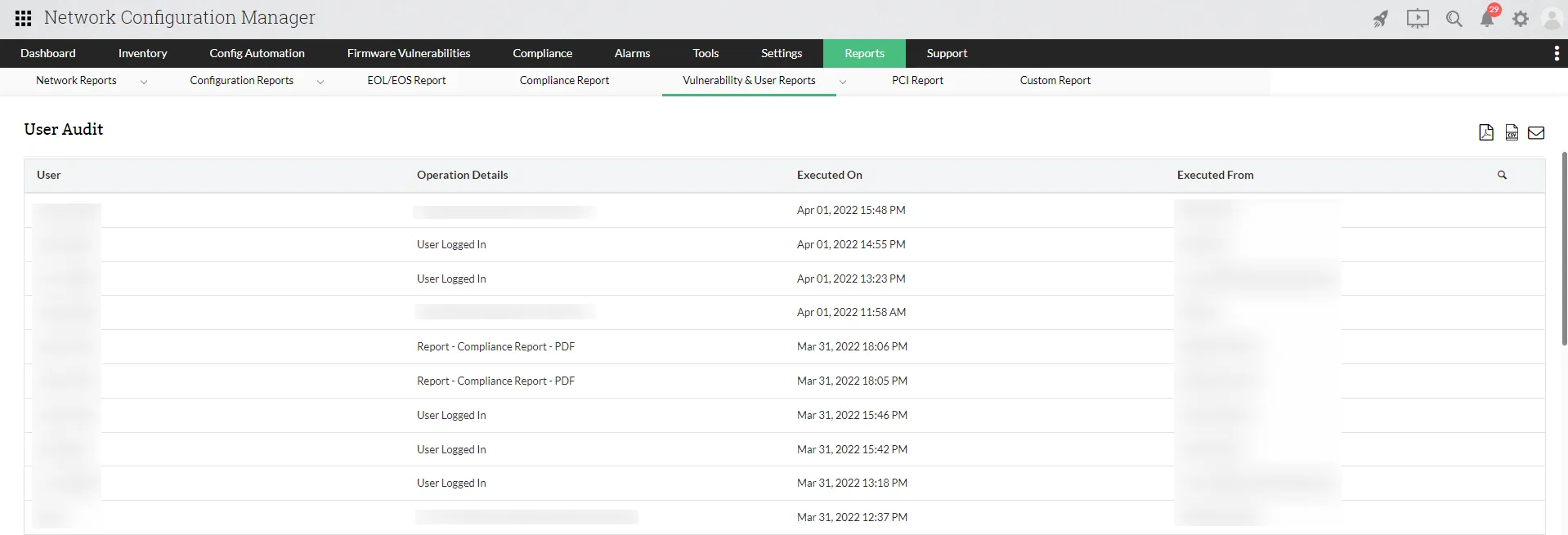 HP Configuration Management - ManageEngine Network Configuration Manager