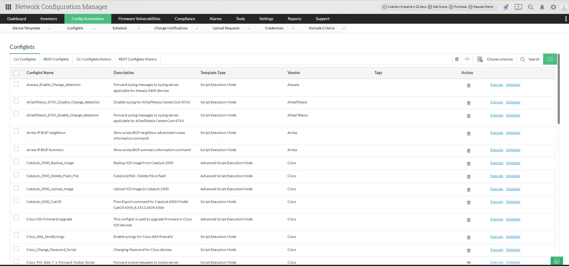 HP Switch Configuration Tool - ManageEngine Network Configuration Manager