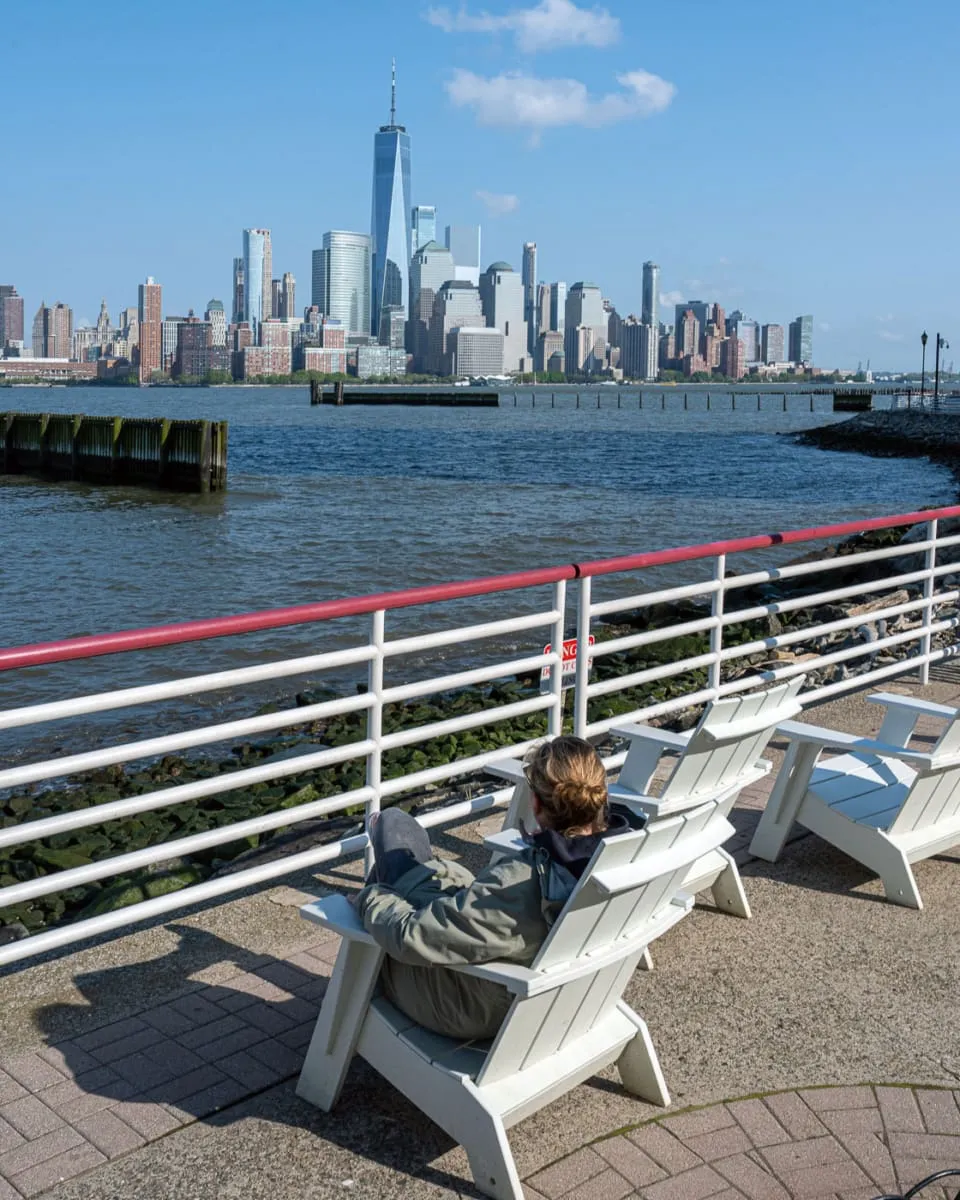 Hudson River Waterfront Walkway, Newport in New Jersey