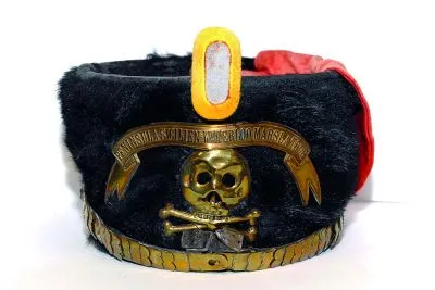 Husarenpelzmütze im Deutschen Panzermuseum Munster