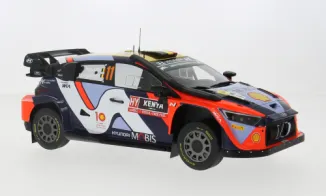 Hyundai i20 N Rally1 Safari Rallye Kenia 2024 Modellauto