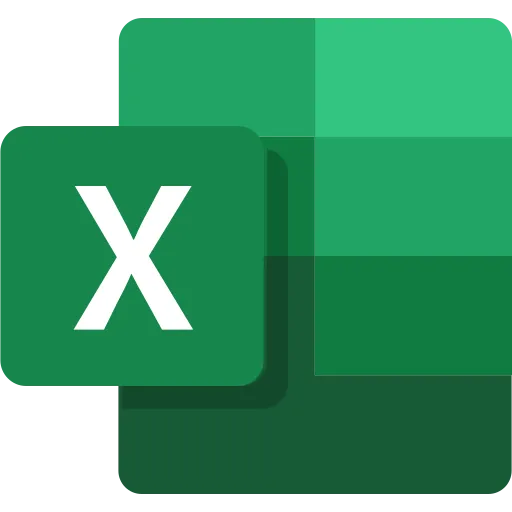 Icon des Microsoft Office-Logos, symbolisiert die Nutzung von Excel für die Vertragsverwaltung