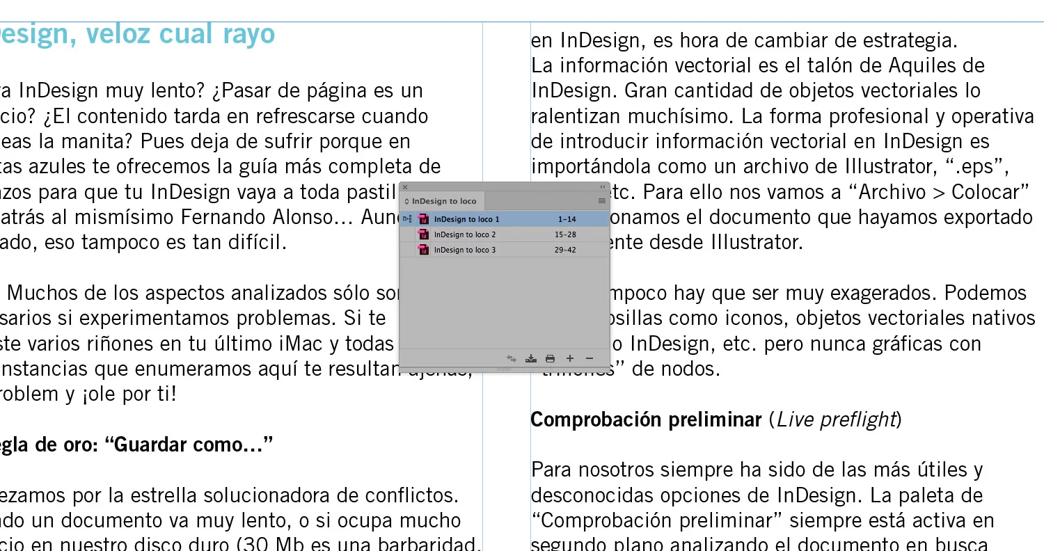 InDesign-Buch-Dokumente
