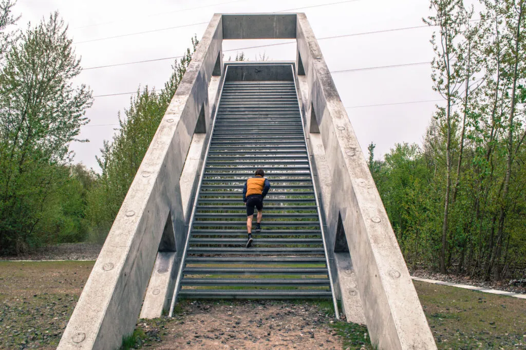 Industriearchitektur auf dem Gelände der Zeche Zollverein in Essen