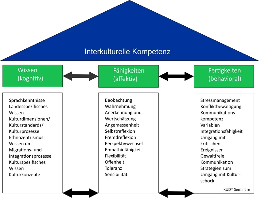 Interkulturelle Kompetenz Darstellung: Kognitiv, affektiv &amp; behavorial