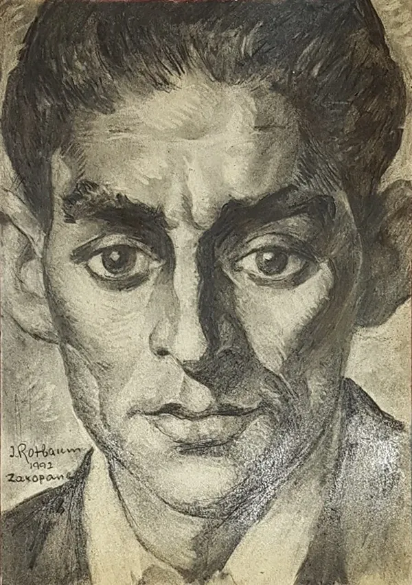 Jakub Rotbaum zeichnete Franz Kafka.