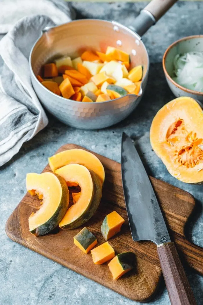 Japanisches Curry mit Muskat-Kürbis