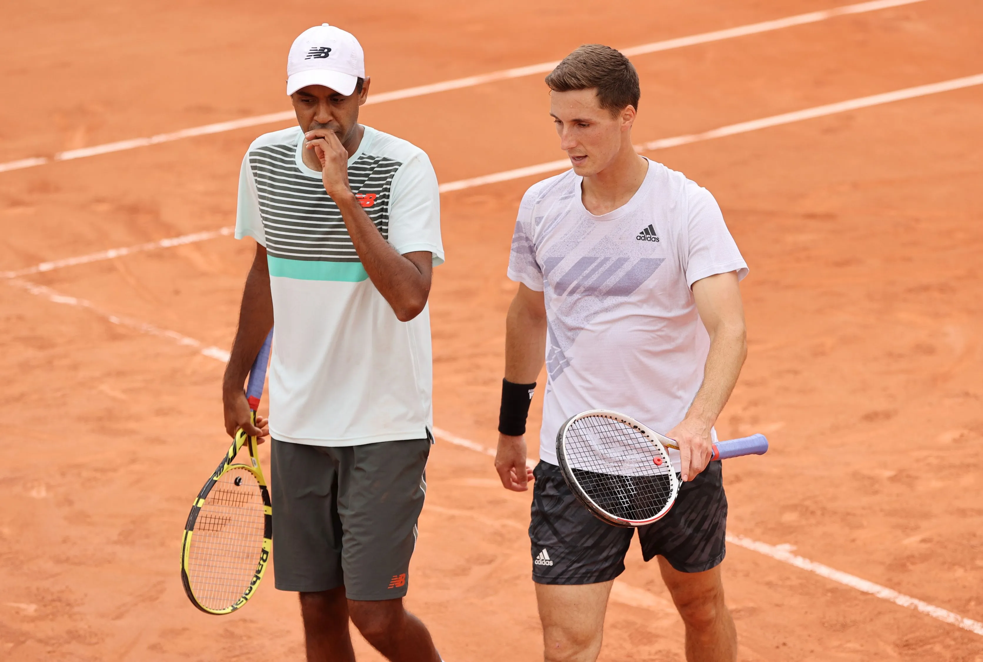 Joe Salisbury und Rajeev Ram im Doppel-Einsatz beim ATP Monte Carlo Masters 2022