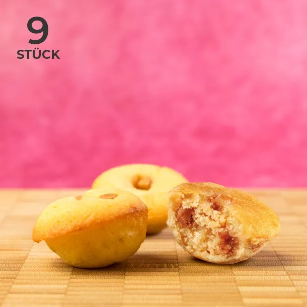 Karamell Mini Blondies mit feinen Karamellstücken von Tims