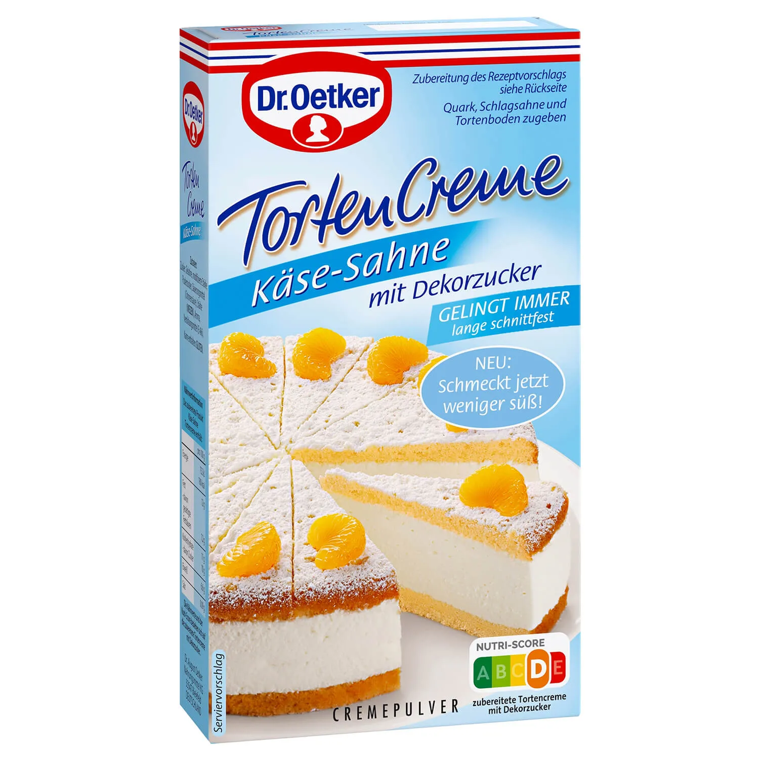 Käse-Sahne Tortencreme Packung