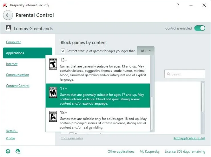 Kaspersky Firewall-Schutz