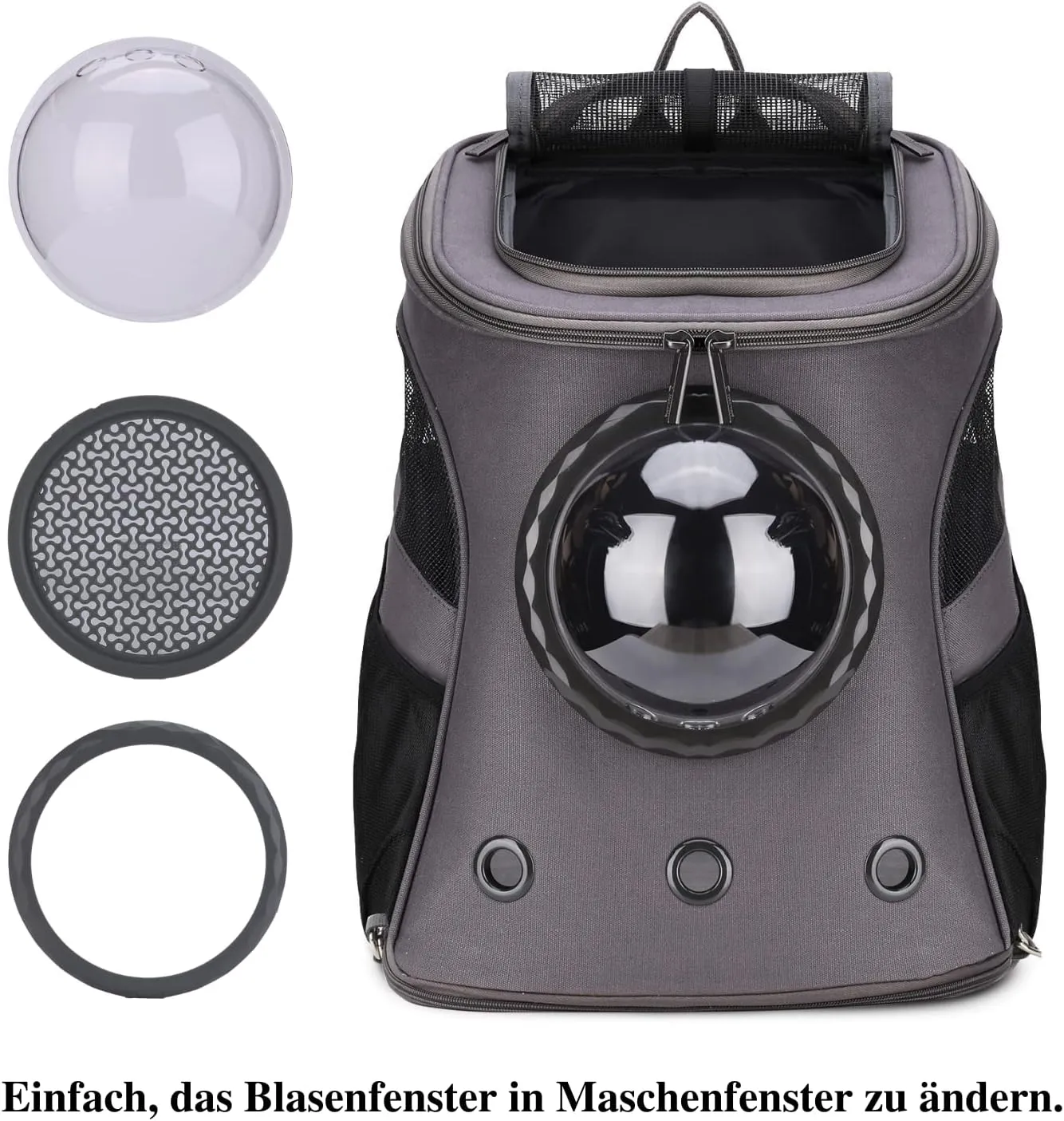 Katzenrucksack zum Fliegen