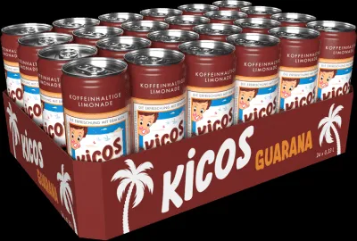 Kicos Guarana im 24er Tray: Vorratspackung des beliebten Kicos Getränks