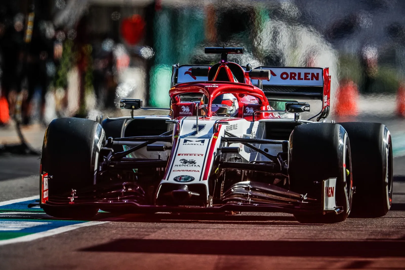 Kimi Räikkönen im Alfa Romeo C39 während des Großen Preises von Portugal 2020