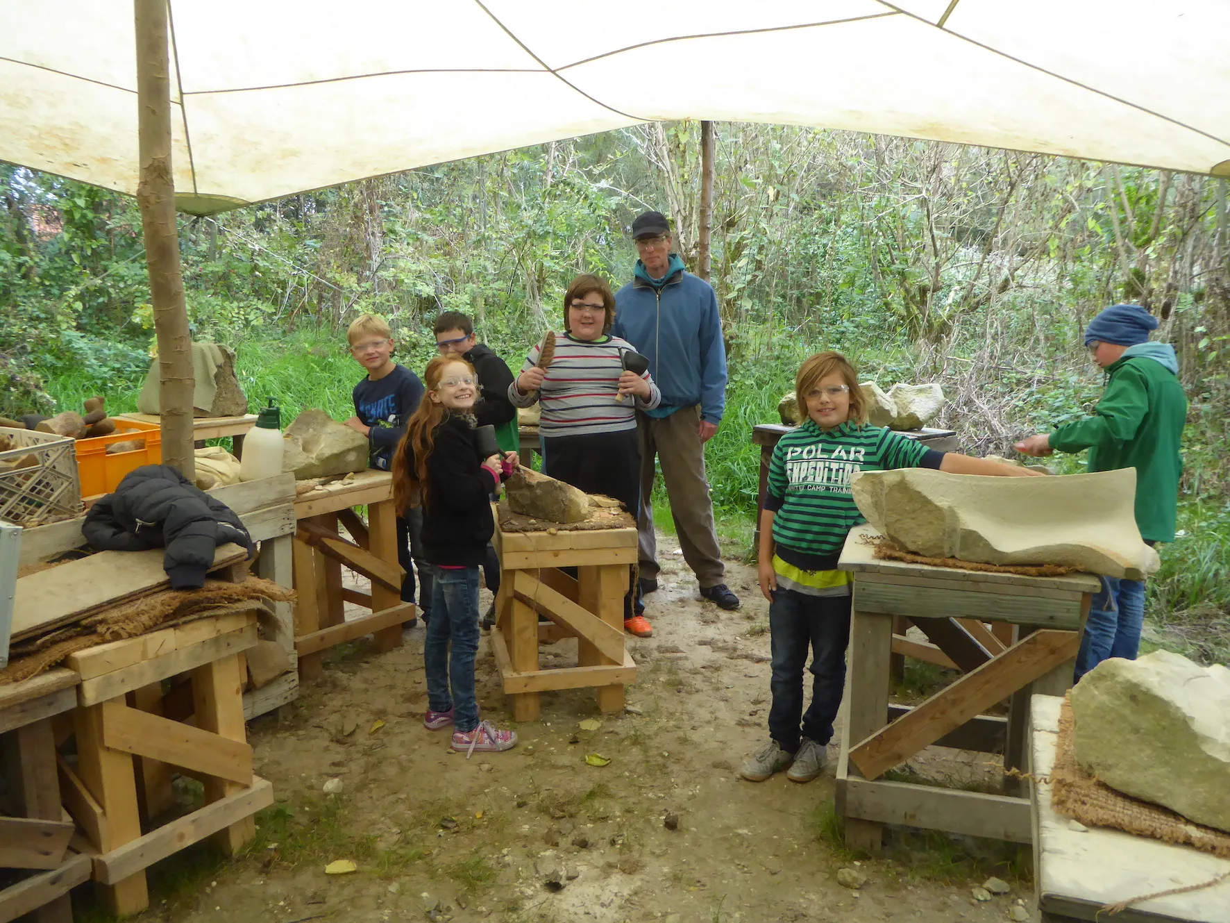 Kinder genießen das kostenlose Nachmittagsprogramm &quot;Kiwitte&quot;, gefördert durch die Genossenschaft &quot;Die Oberndorfer eG&quot;.