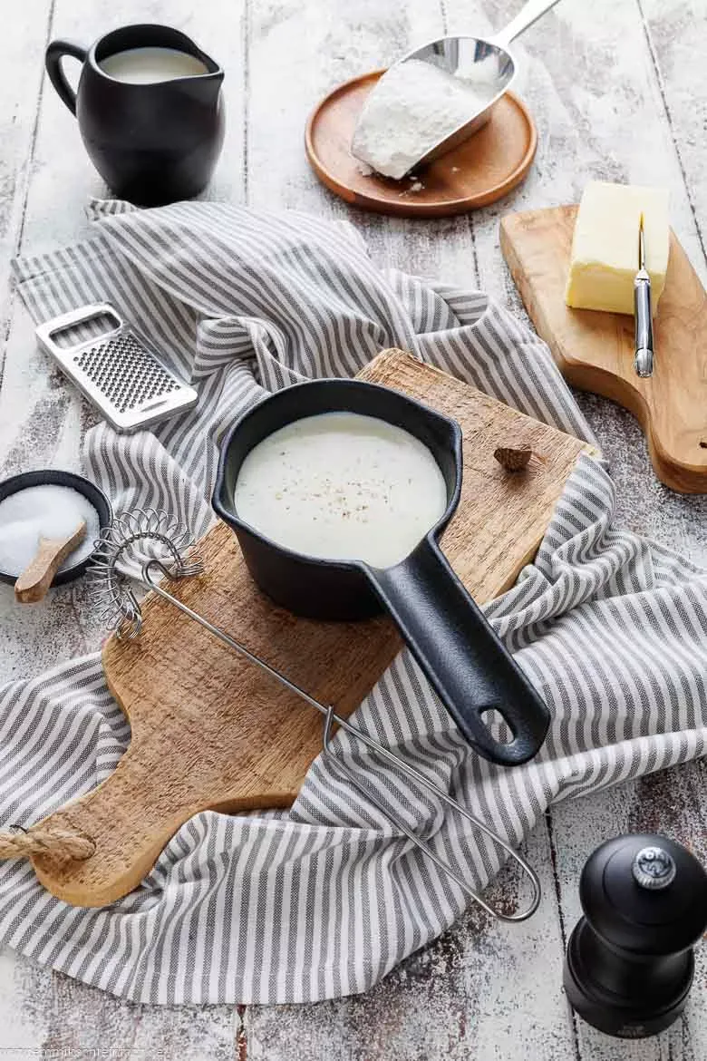 Klassische Bechamel mit wenigen Zutaten