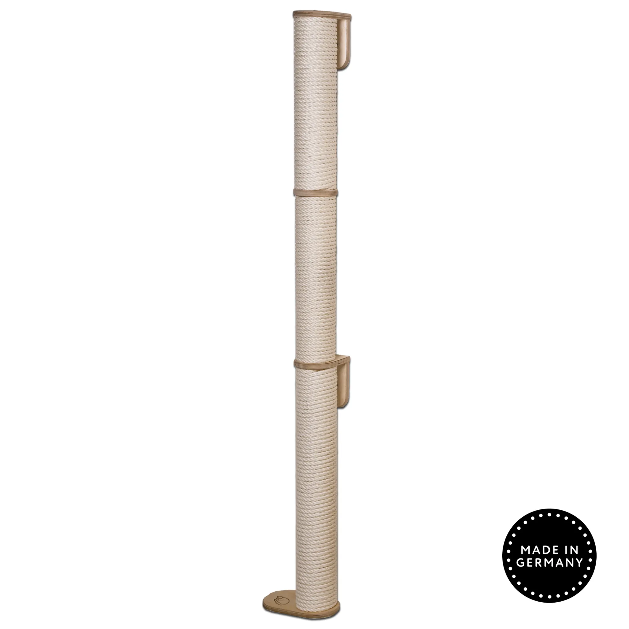 Kletterstamm Holzfarbe Birke, Sisal Natur