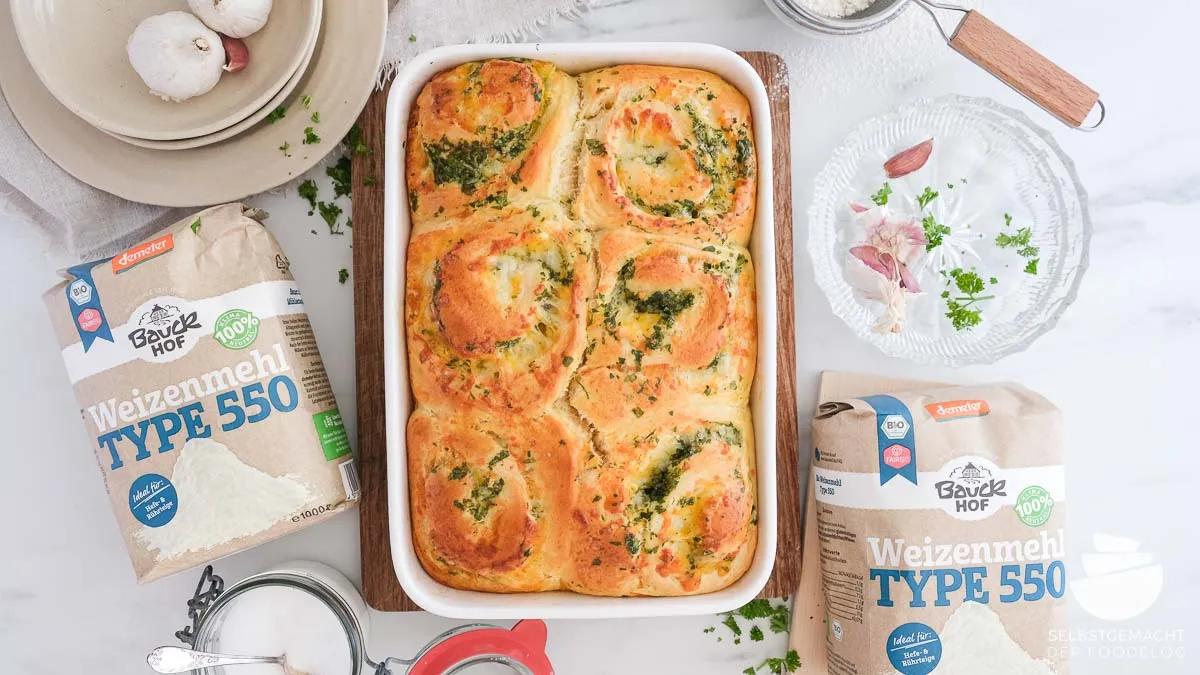 Knoblauchbrot mit Käse