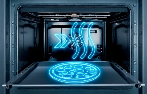 Knusprige Speisen zubereitet mit der Air Fry Funktion im Siemens Mikrowellen Backofen