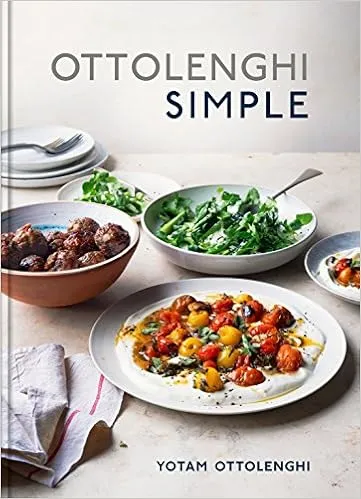 Kochbuchcover von Yotam Ottolenghi's "Simple" mit farbenfrohen Rezepten