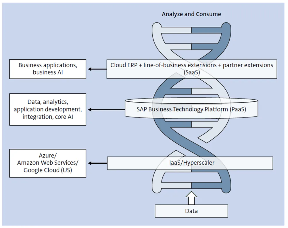 Komponenten von RISE with SAP
