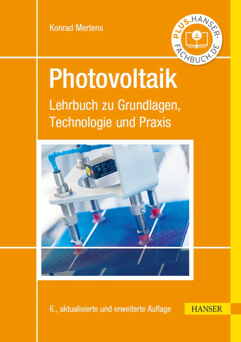 Konrad Mertens Photovoltaik Lehrbuch Titelseite